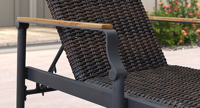 patio lounge chairs aluminum metal heavy duty padded chaise with cushion set of 2 lounge outside