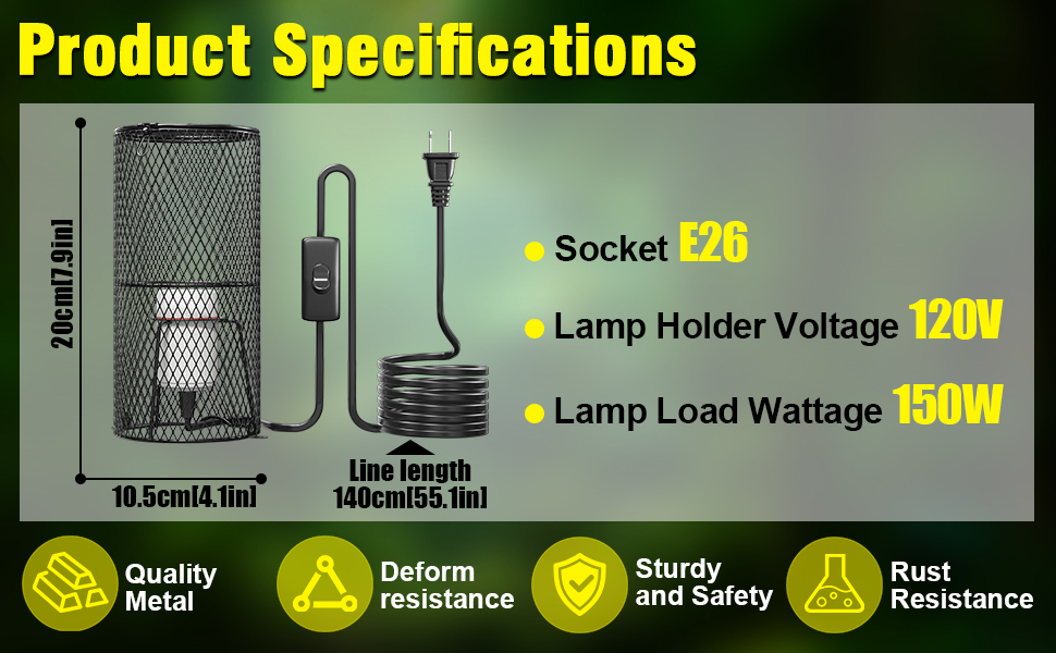 Reptile Light Fixture