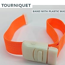 Tourniquet Band Red Color Tourniquet
