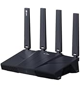 GL.iNet GL-BE9300(Flint 3) Tri-Band WiFi 7 Router, High-Speed 6GHz Gaming WiFi Router, Extensive ...