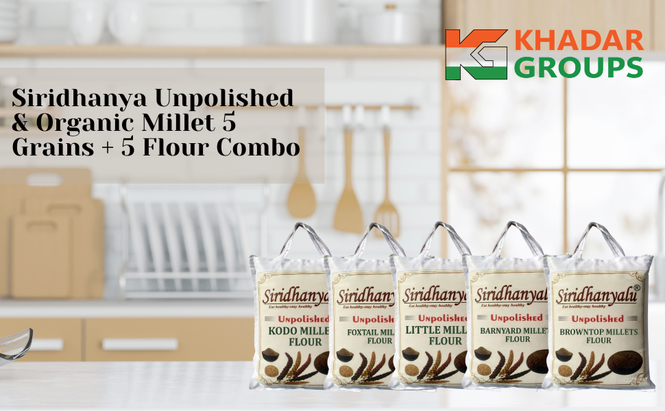 Siridhanya Unpolished & Organic Millet Flour SPN-UOA6AC