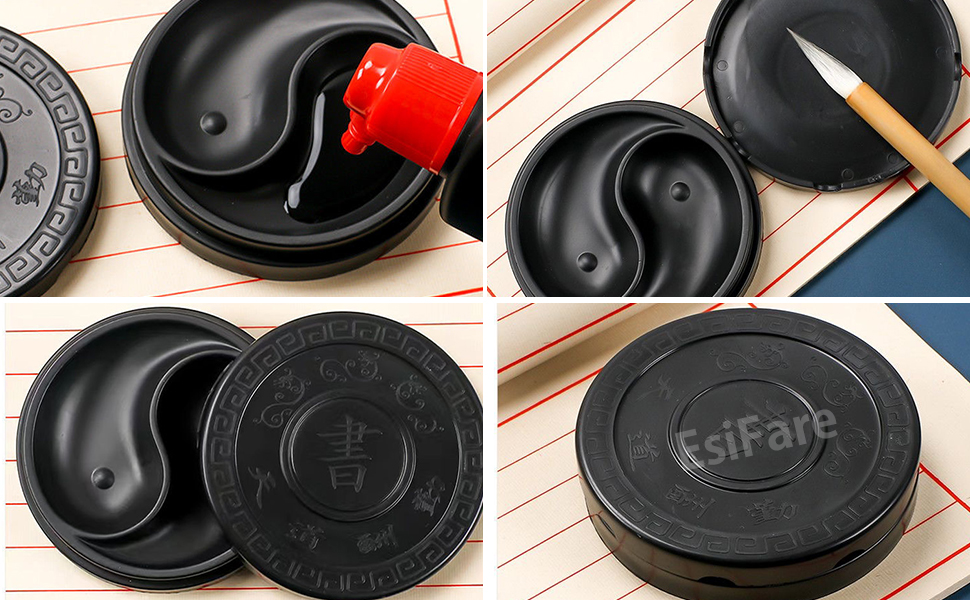 絵蓋付きミニ硯石 Amazon | Lake key 硯 すずり 硯石 文房四宝 歙州硯 ミニ 墨池