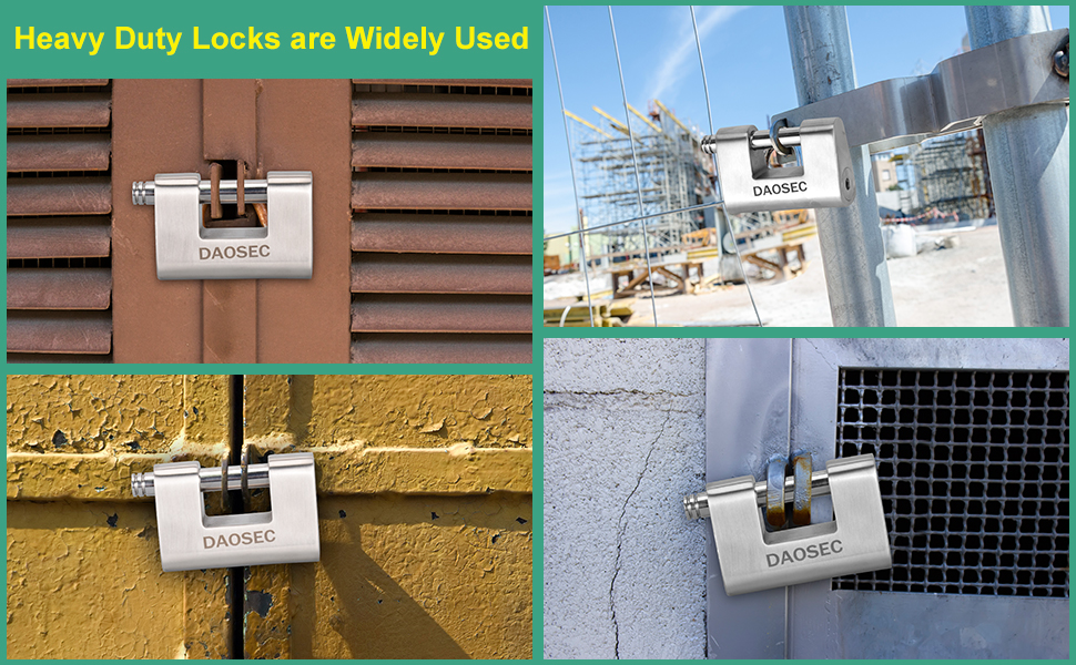 Heavy Duty locks are Widely Used
