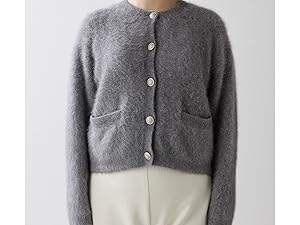 Amazon | [Whim Gazette] [ウィムガゼット] カシミヤ混ファーニット