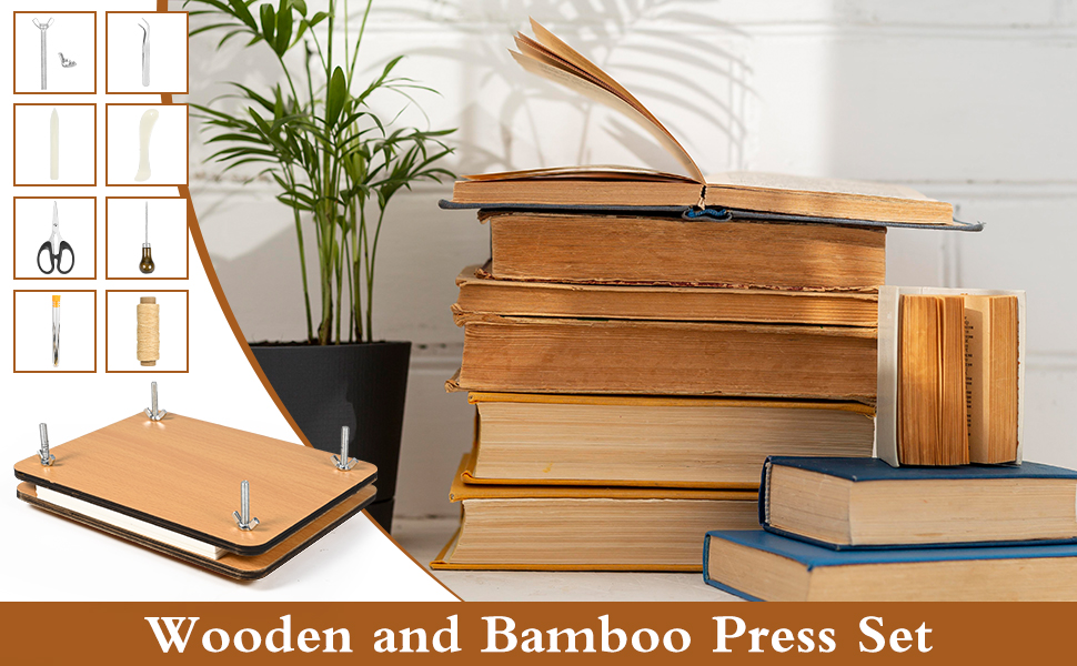 VAIPI Book Binding Kits Book Press Supplies Portable