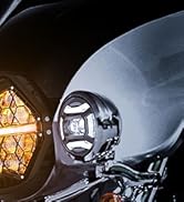 120W 7'' Motorcycles LED Headlight with Amber DRL Compatible with Road King Road Glide Street Gli...