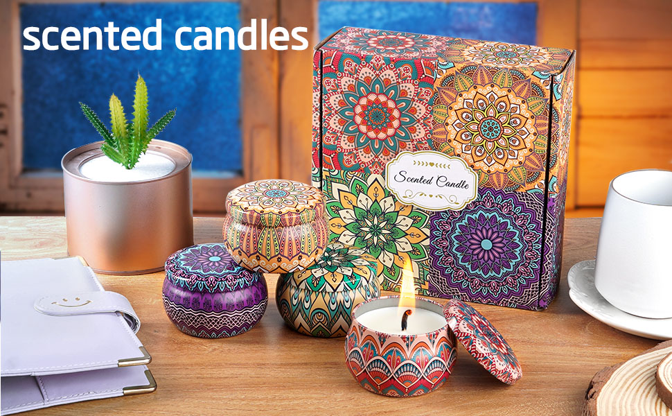 Scented Candles Gifts Set for Women