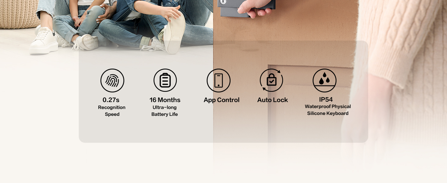 fingerprint deadbolt door lock