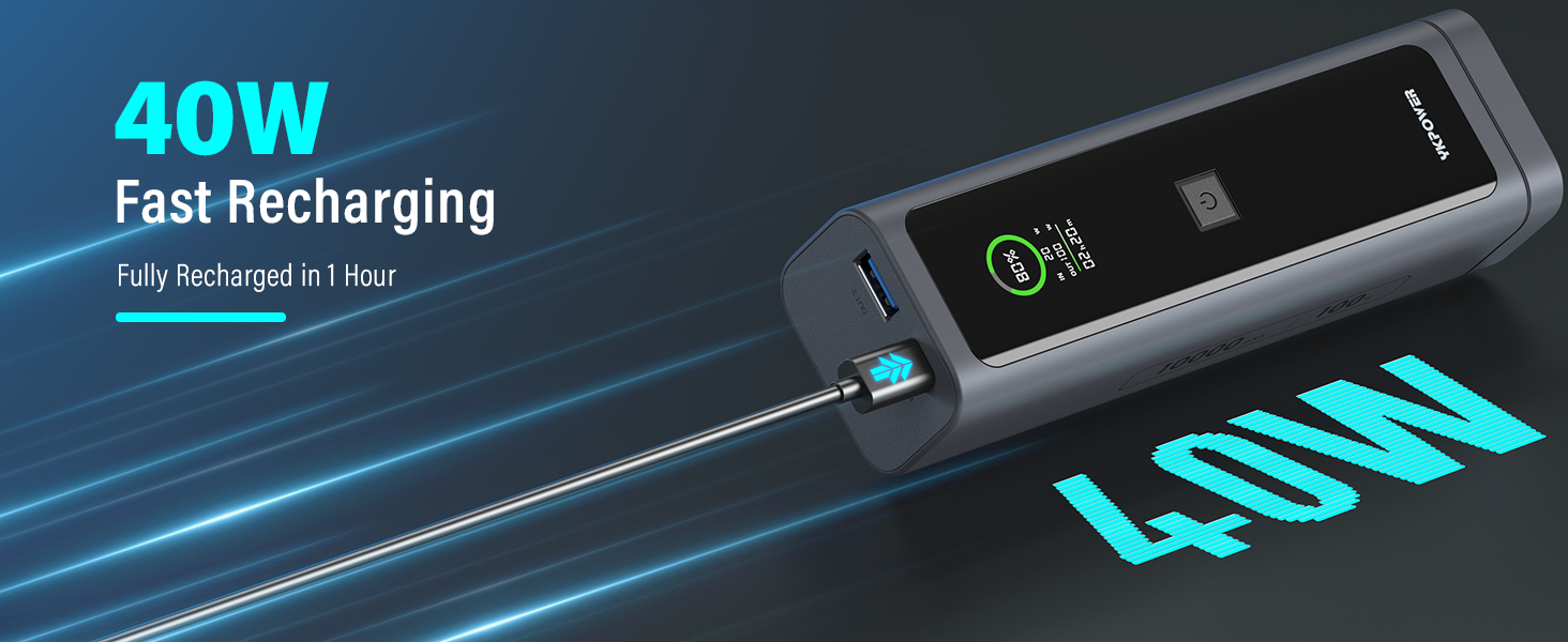 100W portable charger