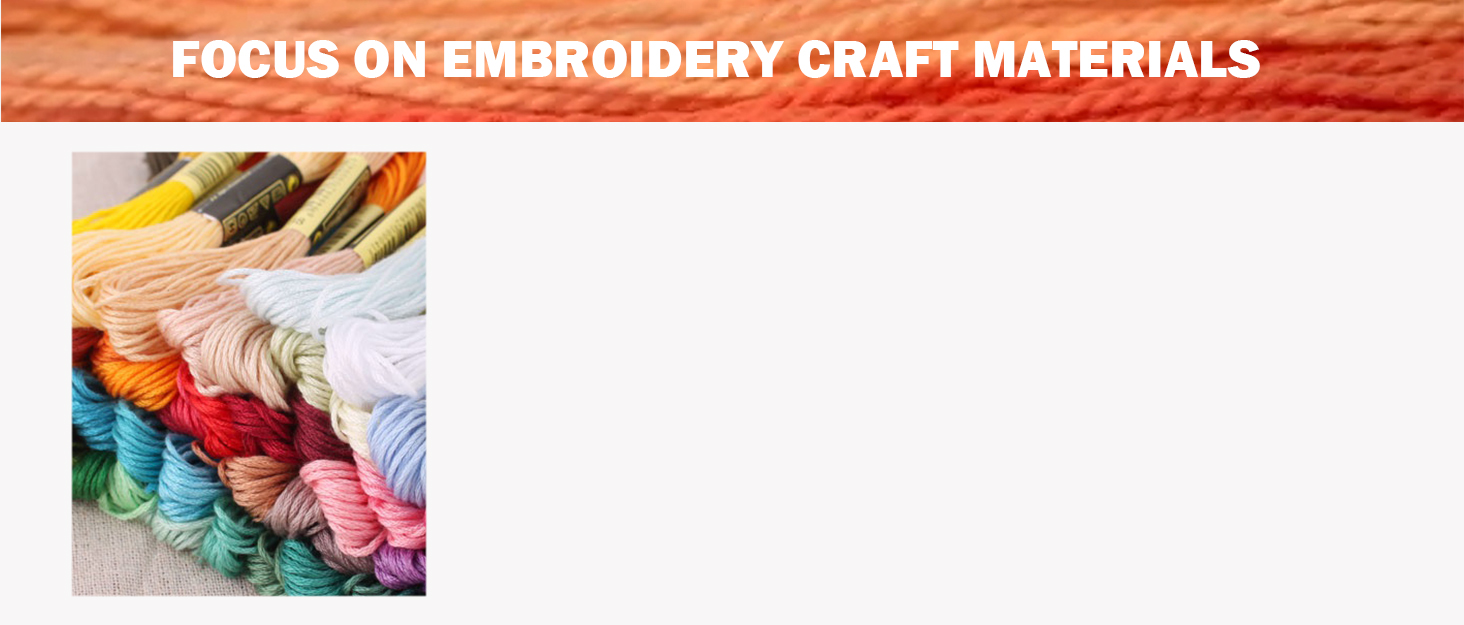 Embroidery Floss Kit with 25 Tools Cross Stitch Threads Embroidery