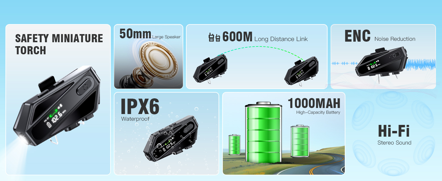 motorcycle headset