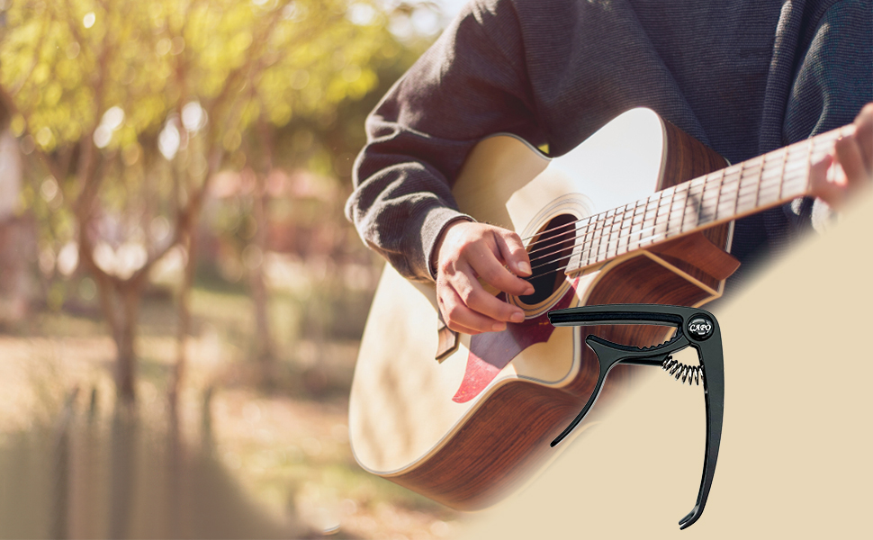 Capo,Guitar Capo, Ukulele Capo,Trigger Capo Capotastos for Acoustic Electric Guitars and Ukulele