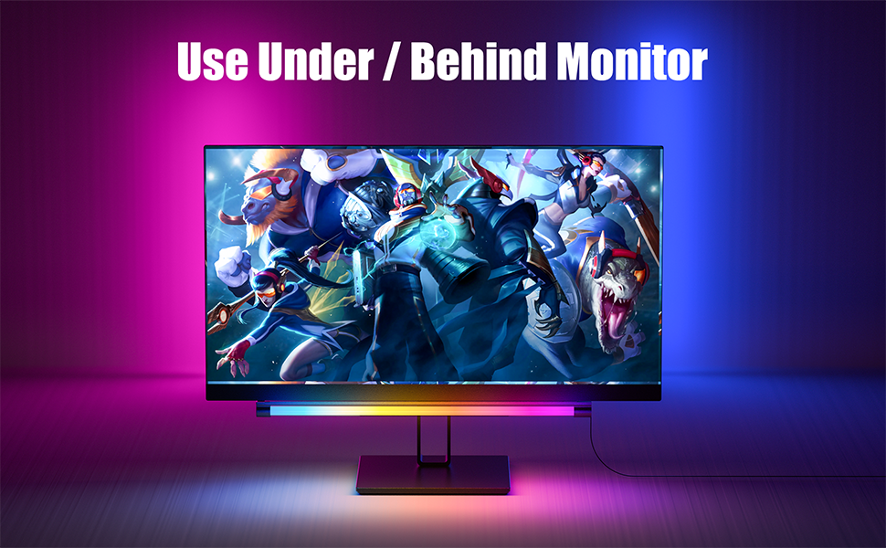 novonest Under Monitor Light Bars,15.74" Smart App Control