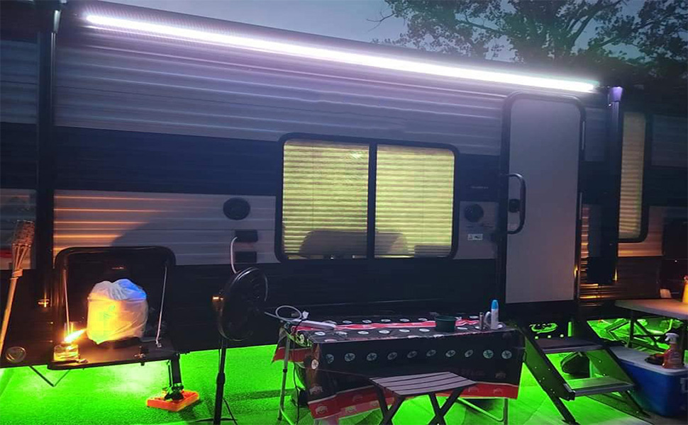 Dobertry Rv Underglow Led Light Kit, Underbody Accent Lighting for Camper Motorhome