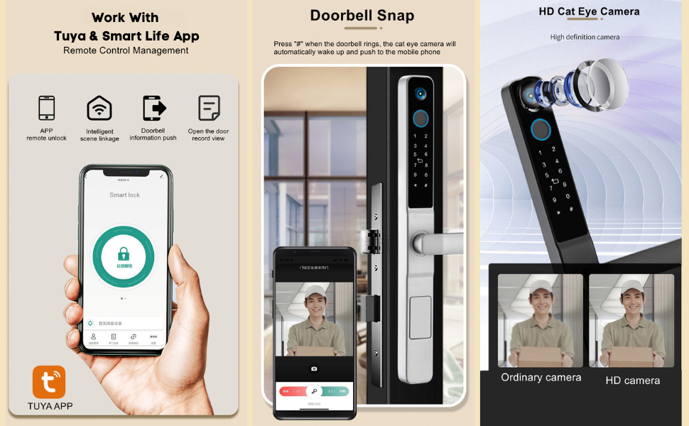 fingerprint door lock for office