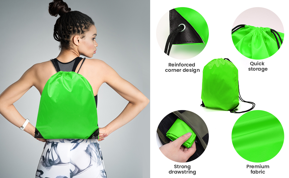 DPEI Drawstring Backpacks 48 Pack,Drawstring Bags Bulk