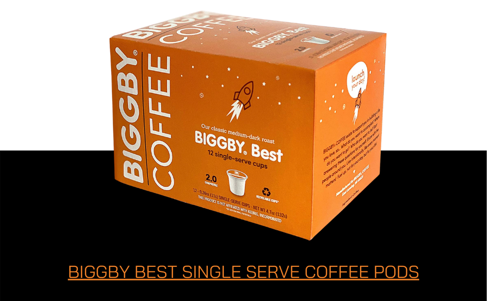 Medium Roast Single Serve Coffee by BIGGBY Coffee 12
