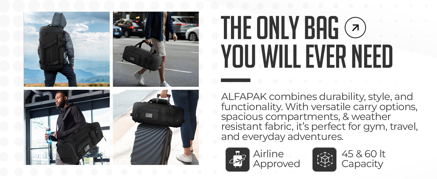 duffel bag for travel