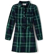 The Children's Place Girls' Long Sleeve Everyday Dress