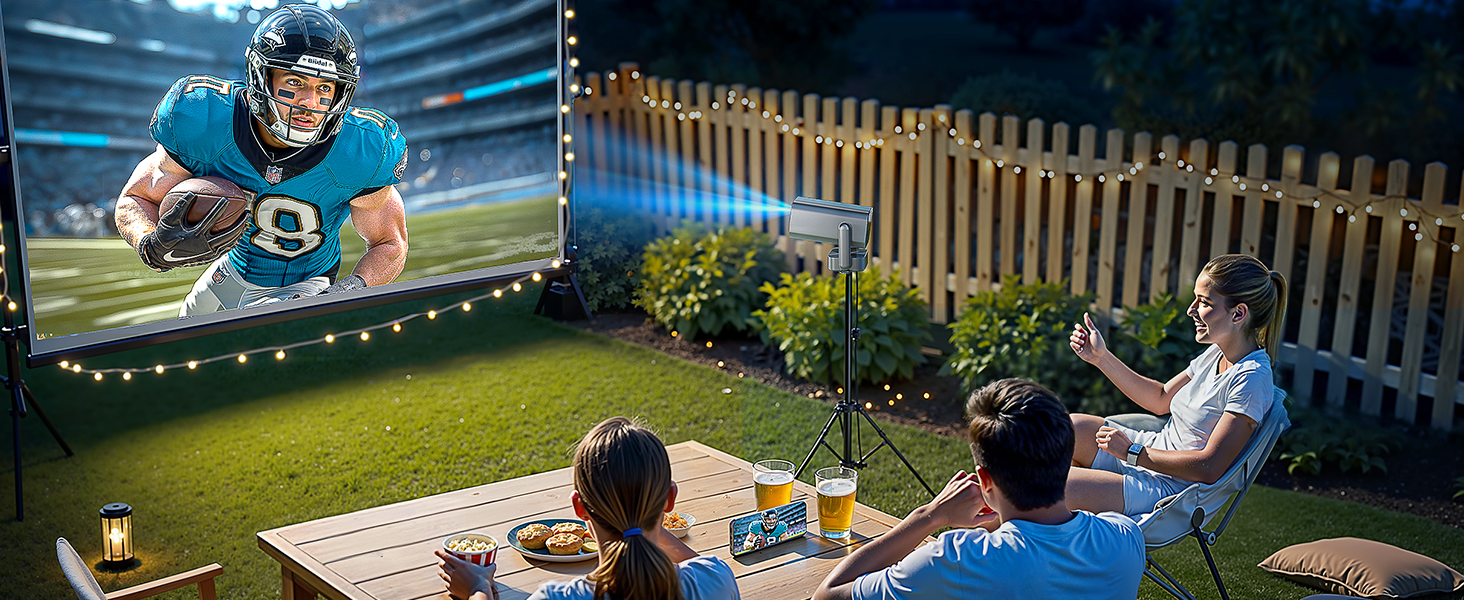 camping projector