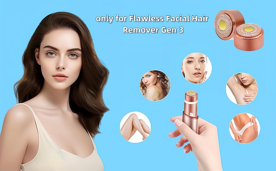 for Flawless Replacement Heads Gen 3 Finishing Touch