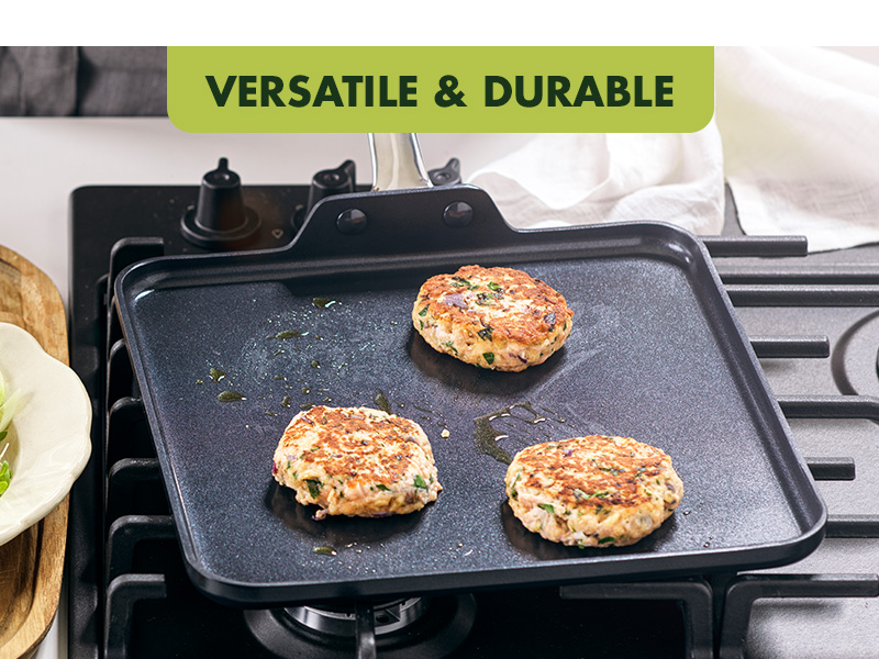 GreenPan Prime Midnight Hard Anodized Healthy Ceramic Nonstick, 11