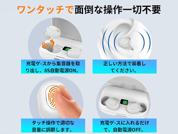 Amazon.co.jp: 集音器 高齢者 しゅうおんき【2025年革新型・4