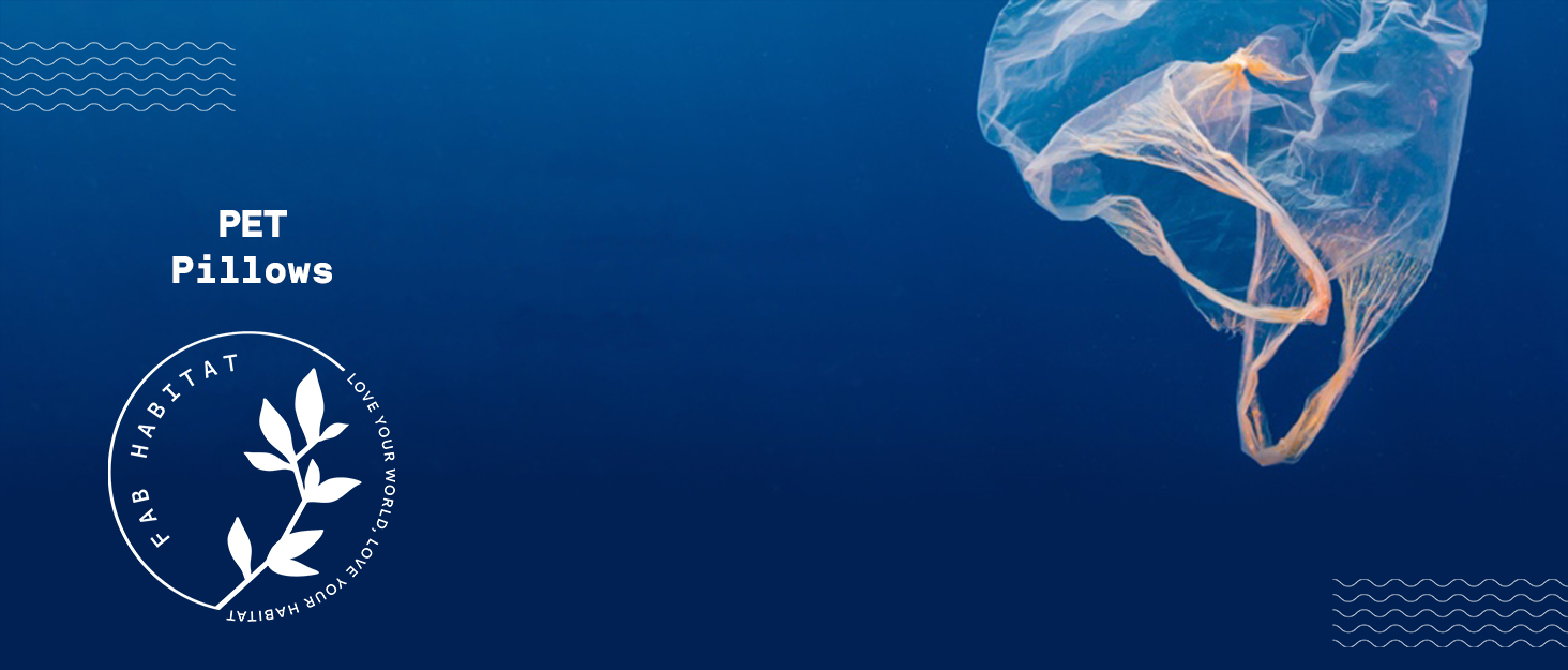 Fab Habitat Indoor/Outdoor Lumbar Pillow Made from Recycled