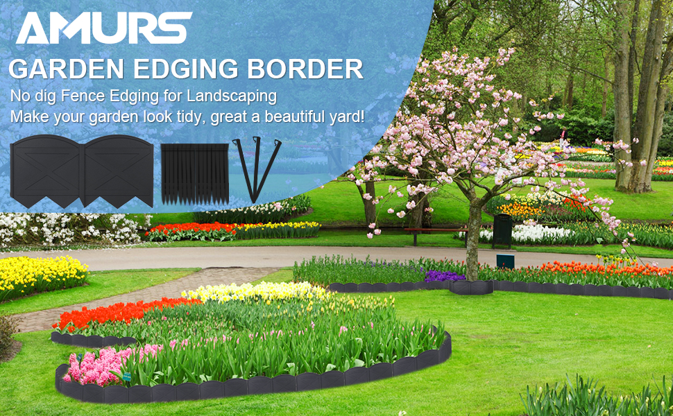 no dig landscape edging