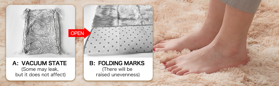 Faux Sheepskin Shag Rug for Bedroom