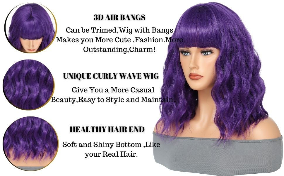 purple wig