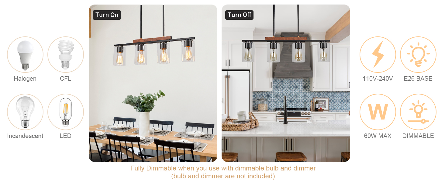 pendant lighting for kitchen island