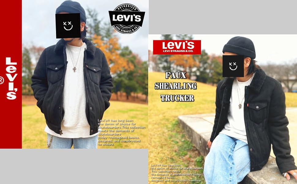 Amazon.co.jp: [リーバイス] SHERPA FAUX SHEARLING TRUCKER