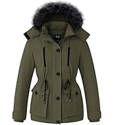 Amazon.com: ZSHOW Women's Winter Parka Thick Padded Warm
