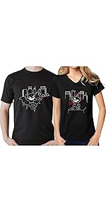 Matching superhero shirts for couples Clearance