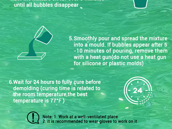 bubble free epoxy resin