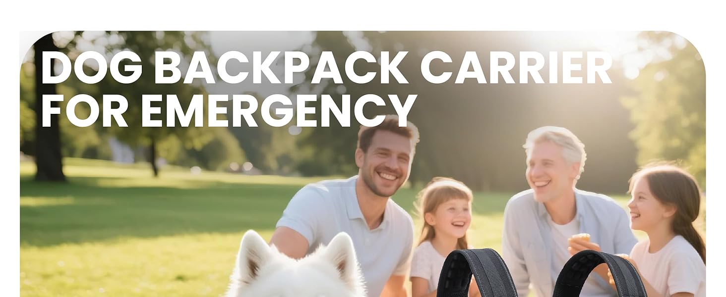 Dog Lift Harness Backpack Carrier