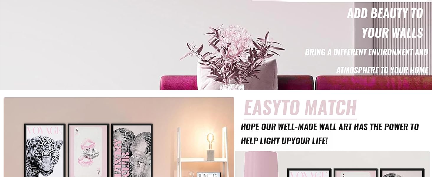 Trendy Leopard Wall Art Set of 3