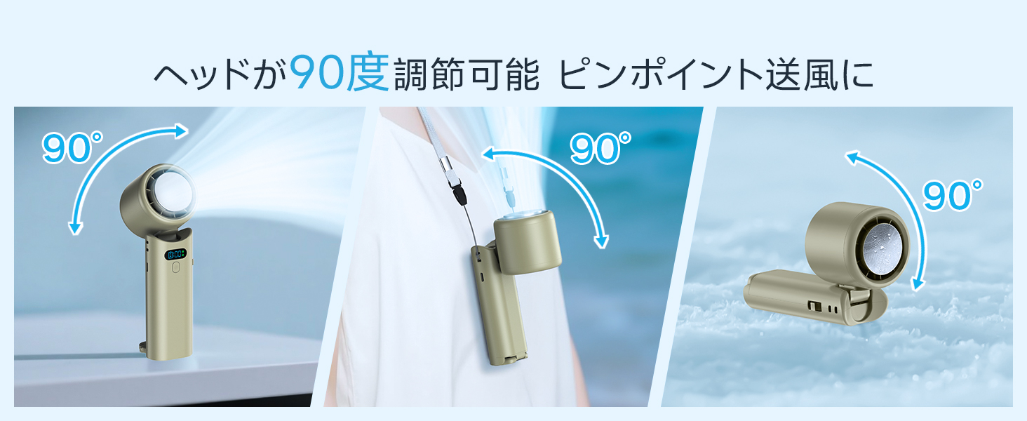ヘッド90°調整