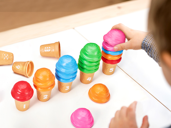 Ice Cream Counting and Color Sorting Set