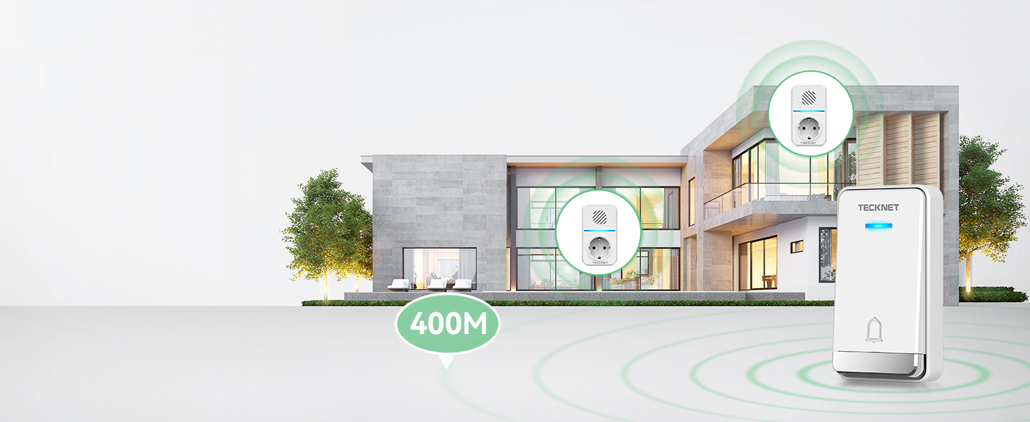 Der Text lautet „Bild 4“. Querschnittsdarstellung eines Smart Home mit Symbolen für drahtlose Konnektivität und Luftzirkulationsmuster in allen Räumen.