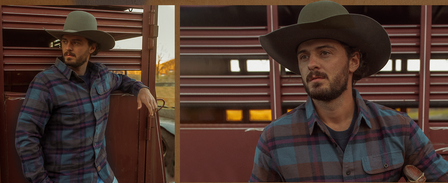 男士法兰绒衬衫