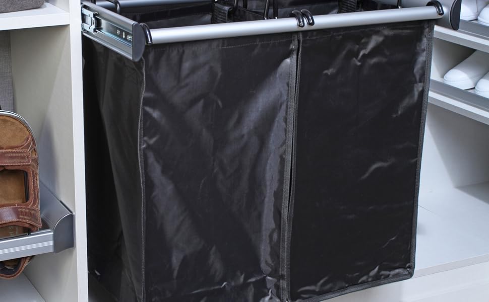 TAG Hardware Hamper Replacement Black Nylon Bags (Large Bag