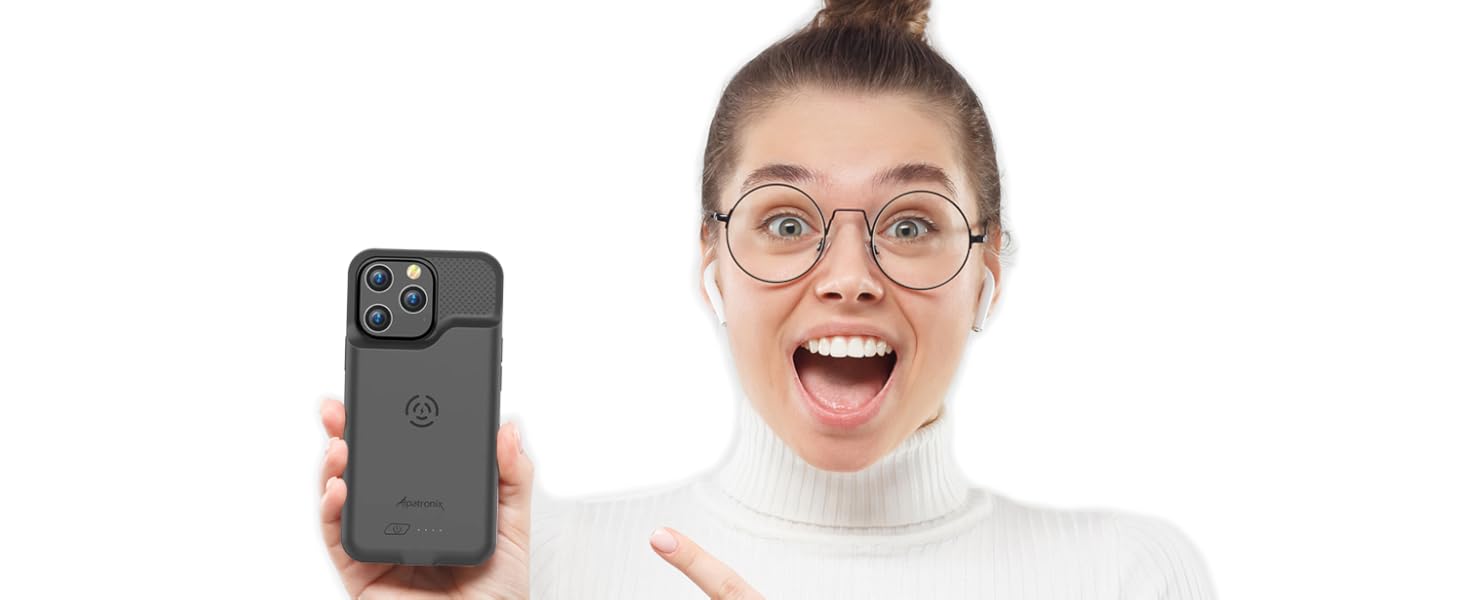 iPhone 15 iPhone 15 Pro charging wireless case portable protective charger