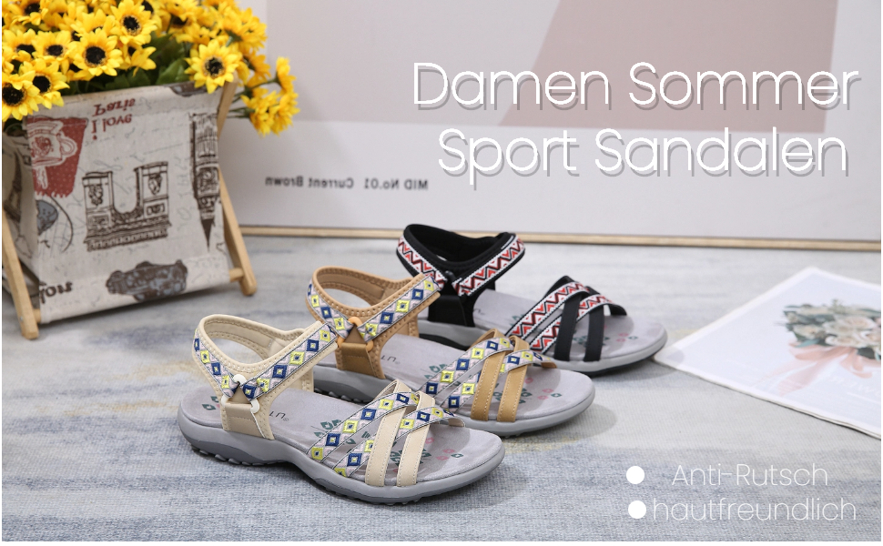 sport outdoorsandalen für damen