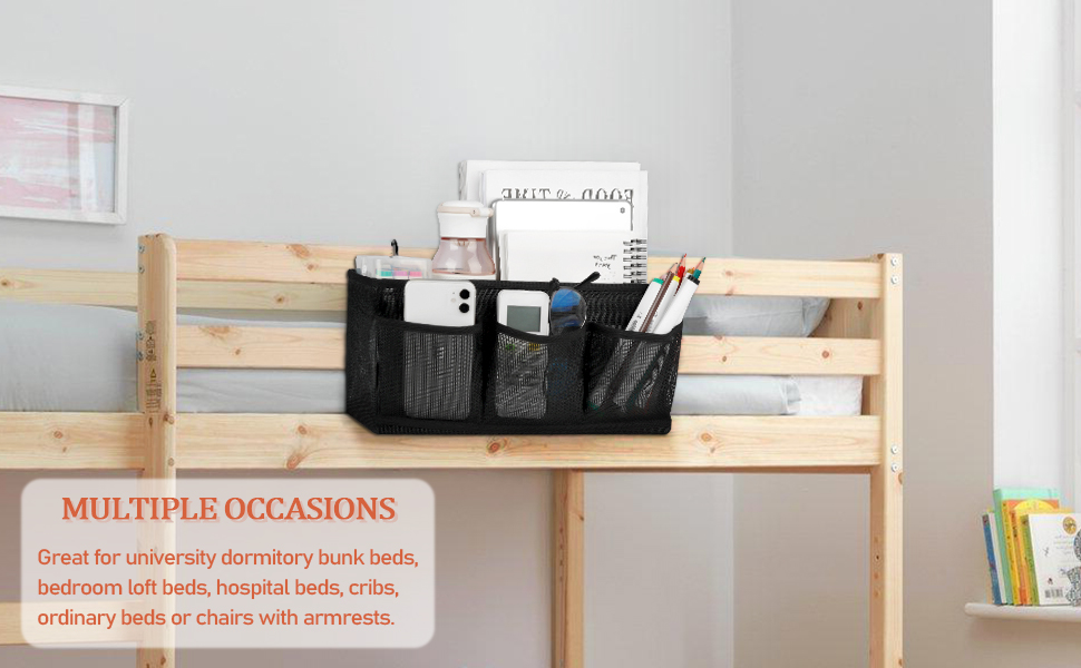 Trycooling Bedside Caddy/Bedside Organizer Caddy Hanging