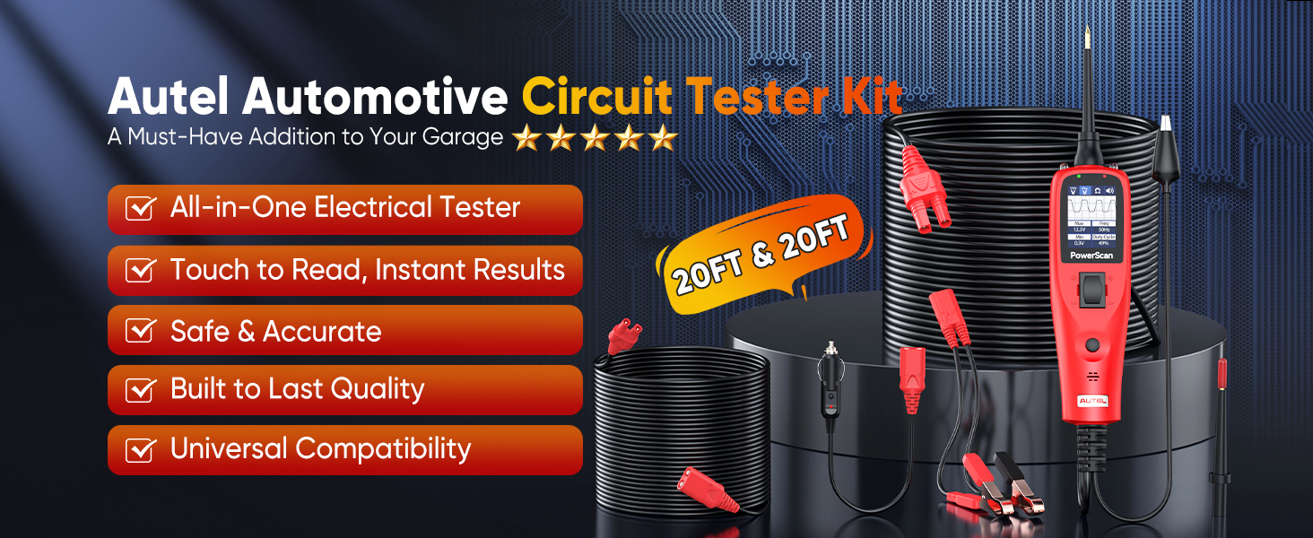 Autel PS100 automotive power probe-A+1