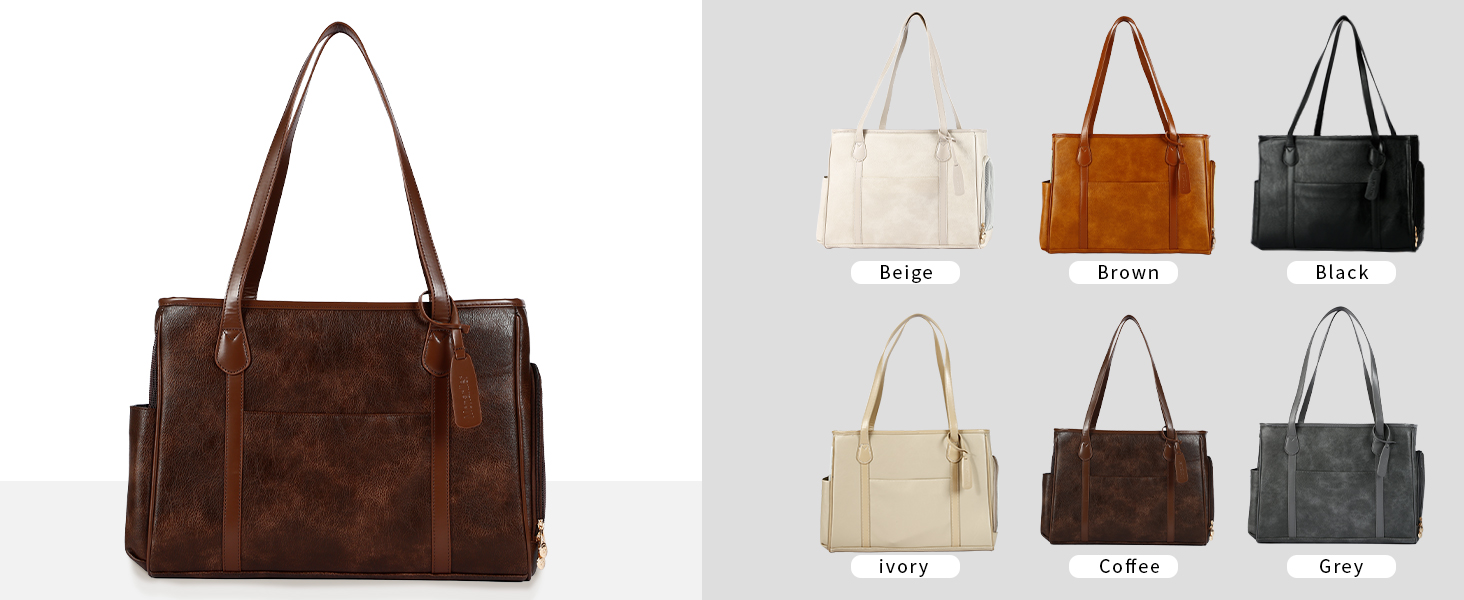 Monanller Stylish Dog Purse Carrier, Leather Pet Carrier Bag for Small Dogs Cats Puppy