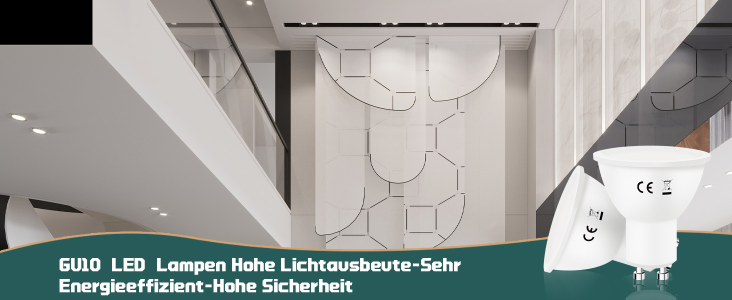 Gu10 LED Kaltweiss 6W Leuchtmittel Lampe