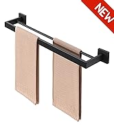 Alise Bathroom Double Towel Bar, 24" SUS304 Stainless Steel Towel Racks for Bathroom, Heavy Duty ...